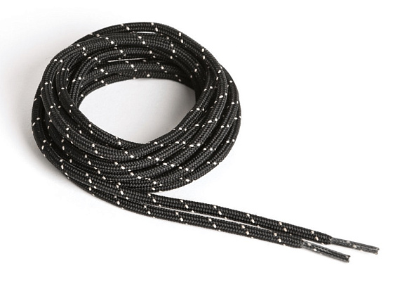 Шнурки AKU Laces Rocky Round Black/Algeri - Фото 2 большая