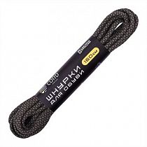 Шнурки Cord 160см Black/Khaki