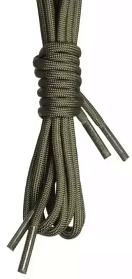 Шнурки Cord из паракорда 160см Olive - Фото 2 большая