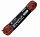 Шнурки Cord 120см Black/Terracotta - Фото 1 малая