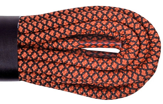Шнурки Cord 120см Black/Terracotta - Фото 2 большая