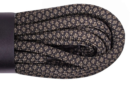 Шнурки Cord 120см Black/Khaki - Фото 2 большая