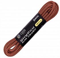 Шнурки Cord 180см Black/Terracotta