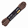Шнурки Cord 180см Brown/Beige - Фото 1 малая