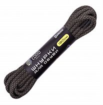 Шнурки Cord 180см Black/Khaki