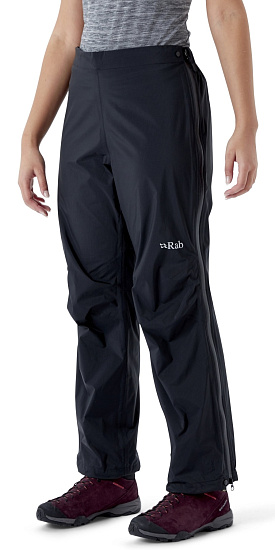 Брюки женские Rab Downpour Plus 2.0 Black - Фото 3 большая
