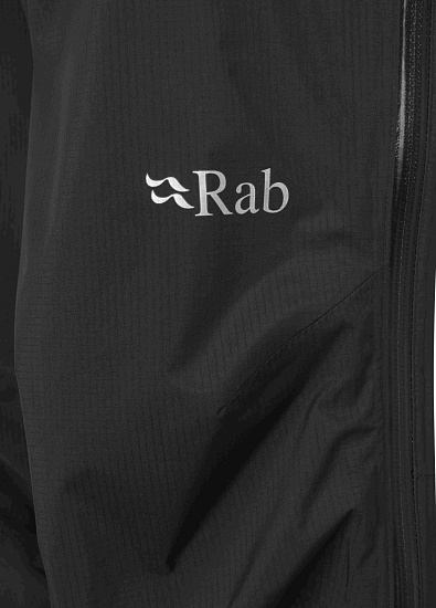Брюки женские Rab Downpour Plus 2.0 Black - Фото 6 большая