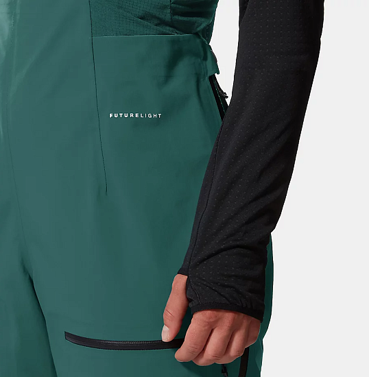Брюки женские The North Face Summit L5 Futurelight Full Zip Bib Shaded Spruce - Фото 8 большая