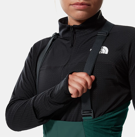 Брюки женские The North Face Summit L5 Futurelight Full Zip Bib Shaded Spruce - Фото 9 большая