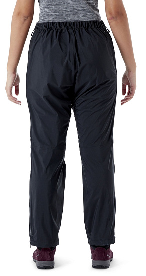 Брюки женские Rab Downpour Plus 2.0 Short Black - Фото 4 большая