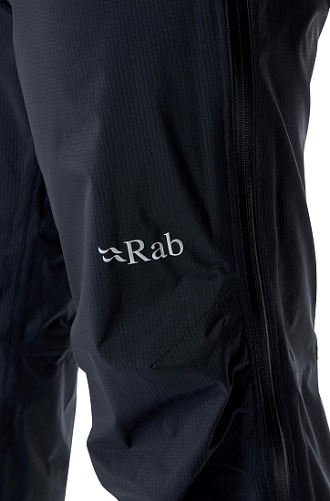Брюки женские Rab Downpour Plus 2.0 Short Black - Фото 9 большая