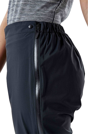 Брюки женские Rab Downpour Plus 2.0 Short Black - Фото 10 большая