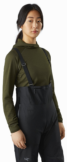 Брюки женские Arcteryx Beta SV Bib Black - Фото 3 большая