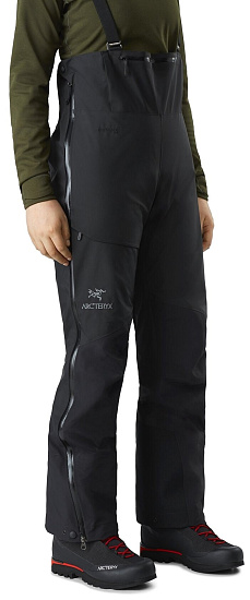 Брюки женские Arcteryx Beta SV Bib Black - Фото 6 большая