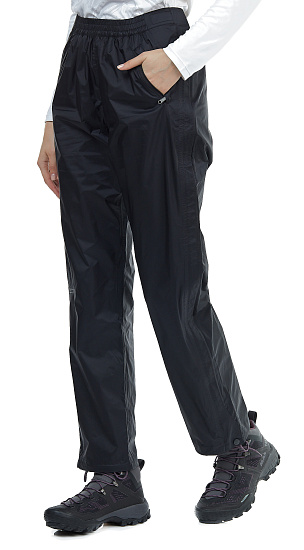 Брюки женские Marmot PreCip Eco Full Zip Short Black - Фото 5 большая