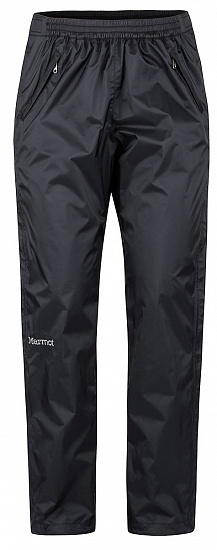 Брюки женские Marmot PreCip Eco Full Zip Short Black - Фото 1 большая