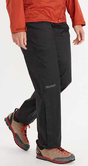 Брюки женские Marmot PreCip Eco Short Black - Фото 4 большая