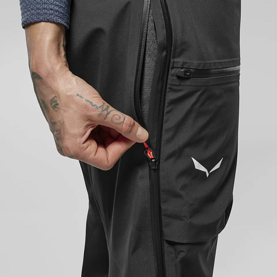 Брюки женские Salewa Ortles Gtx 3L Epe Black Out - Фото 5 большая