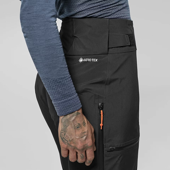 Брюки женские Salewa Ortles Gtx 3L Epe Black Out - Фото 6 большая