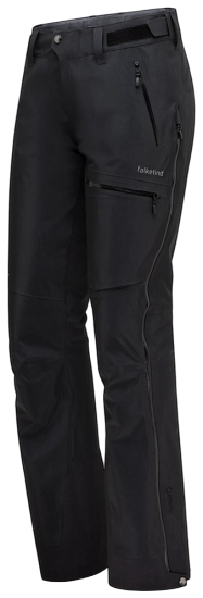 Брюки женские Norrona Falketind Gtx Caviar Black - Фото 3 большая