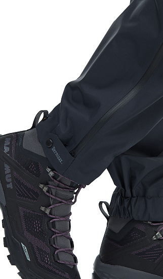 Брюки женские Bergans Letto Long Zip Black - Фото 7 большая