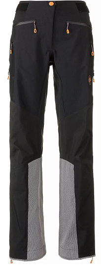 Брюки женские Mammut Nordwand Pro HS Black - Фото 3 большая