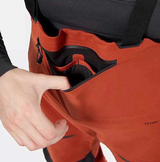 Брюки женские The North Face Summit L5 Vapor Fz Bib Picante Red/Tnf Black - Фото 7 большая