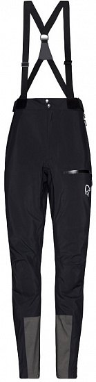Брюки женские Norrona Trollveggen Gore-Tex Pro Light Caviar - Фото 1 большая
