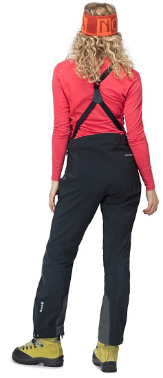 Брюки женские Norrona Trollveggen Gore-Tex Pro Light Caviar - Фото 4 большая