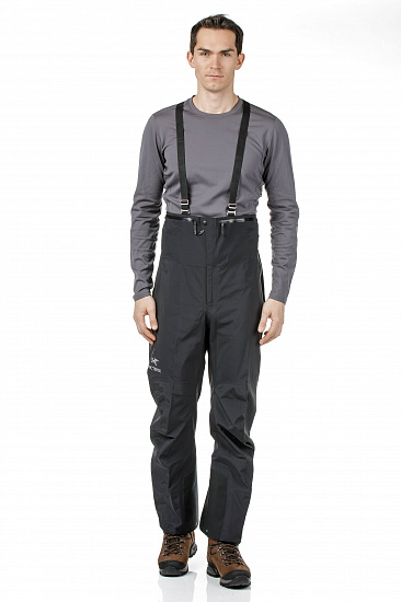 Брюки мужские Arcteryx Beta SV Bib Black - Фото 2 большая