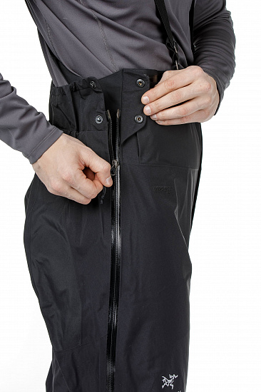 Брюки мужские Arcteryx Beta SV Bib Black - Фото 6 большая