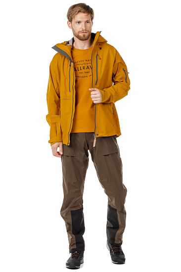 Брюки мужские Fjallraven Keb Eco-Shell Dark Olive - Фото 2 большая