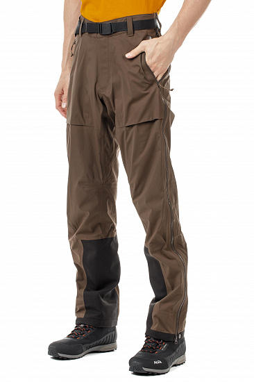 Брюки мужские Fjallraven Keb Eco-Shell Dark Olive - Фото 4 большая