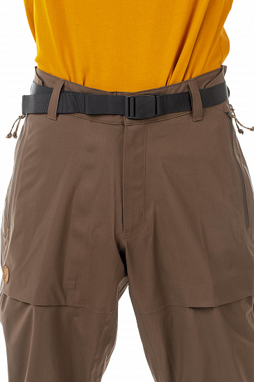 Брюки мужские Fjallraven Keb Eco-Shell Dark Olive - Фото 6 большая