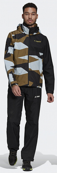 Брюки мужские Adidas Terrex MT Rain Black - Фото 5 большая