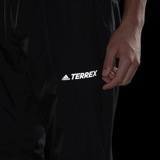 Брюки мужские Adidas Terrex MT Rain Black - Фото 8 большая