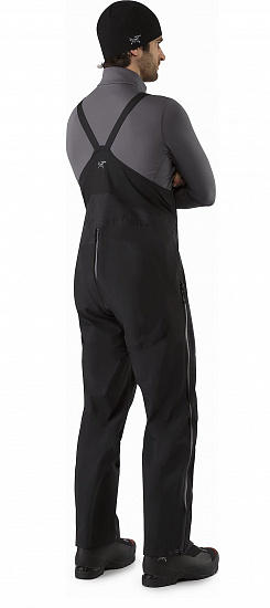 Брюки мужские Arcteryx Alpha SV Bib Black - Фото 4 большая