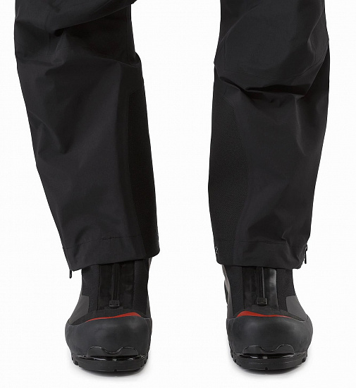 Брюки мужские Arcteryx Alpha SV Bib Black - Фото 7 большая