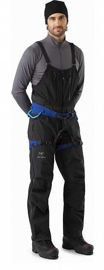 Брюки мужские Arcteryx Alpha SV Bib Black - Фото 8 большая