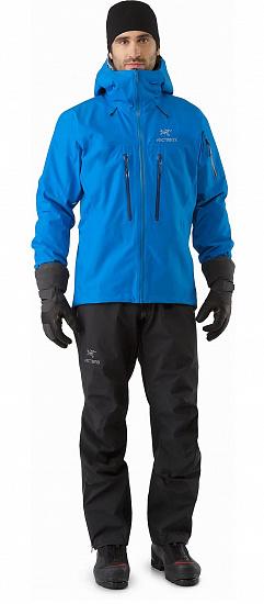 Брюки мужские Arcteryx Alpha SV Bib Black - Фото 9 большая
