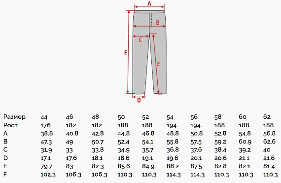 Брюки мужские Sivera Гвор П Титан - Фото 5 большая