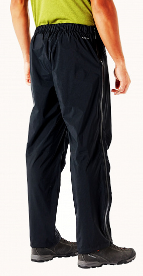 Брюки мужские Rab Downpour Plus 2.0 Short Black - Фото 4 большая