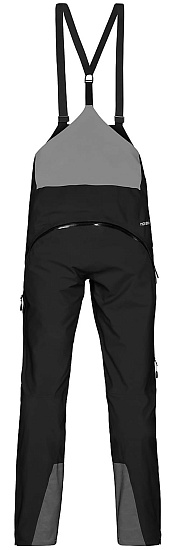 Брюки мужские Norrona Trollveggen Gore-Tex Pro Bib Caviar - Фото 2 большая