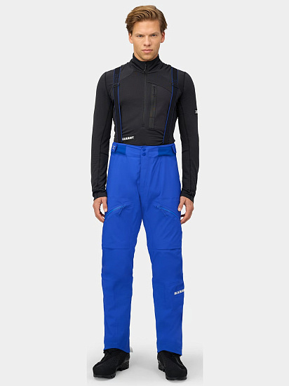 Брюки мужские Mammut Eiger Nordwand Pro Hs Eiger Blue - Фото 4 большая