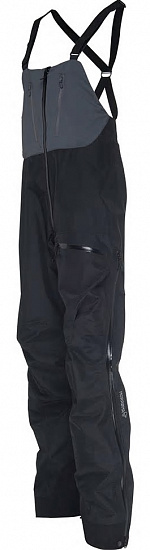 Полукомбинезон мужской Norrona Trollveggen Gore-Tex Pro Bibs(M) Caviar - Фото 3 большая