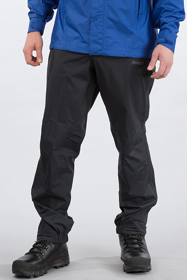 Брюки мужские Bergans Letto Long Zip Black - Фото 2 большая