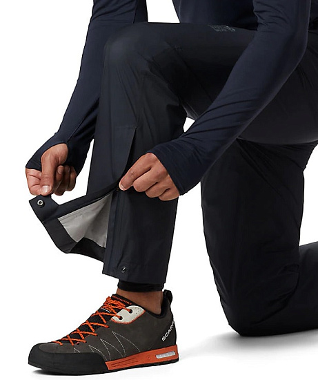 Брюки мужские Mountain Hardwear Exposure/2 Gore-Tex Paclite Plus Черный - Фото 5 большая