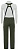 Брюки мужские The North Face Summit L5 Full Zip Bib New Taupe Green/New Taupe Green - Фото 2 малая