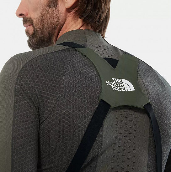 Брюки мужские The North Face Summit L5 Full Zip Bib New Taupe Green/New Taupe Green - Фото 5 большая
