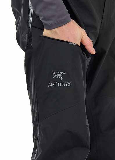 Брюки мужские Arcteryx Beta SV Bib Black - Фото 8 большая